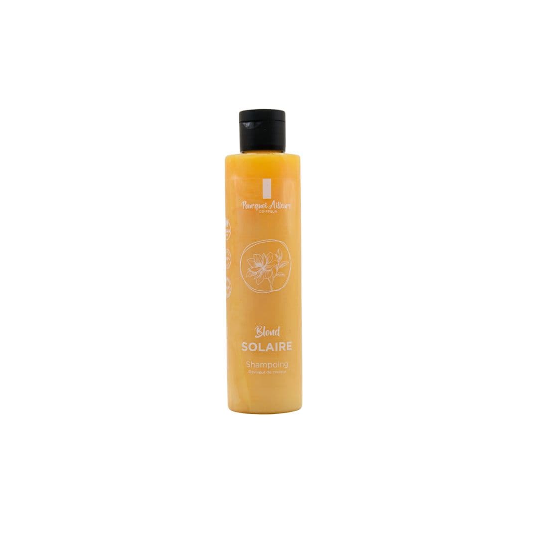 Shampoing Coloriste Blond Solaire – Reflets Dorés & Éclat Lumineux – 200 g