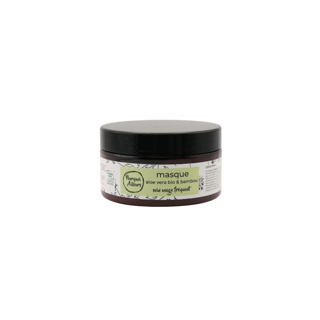 Masque Cheveux Aloe Vera & Bambou – Volume & Hydratation Légère – 200 ml