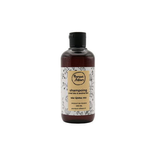 Shampoing Naturel Miel & Avoine – Nutrition & Douceur pour Cheveux Épais – 250 ml