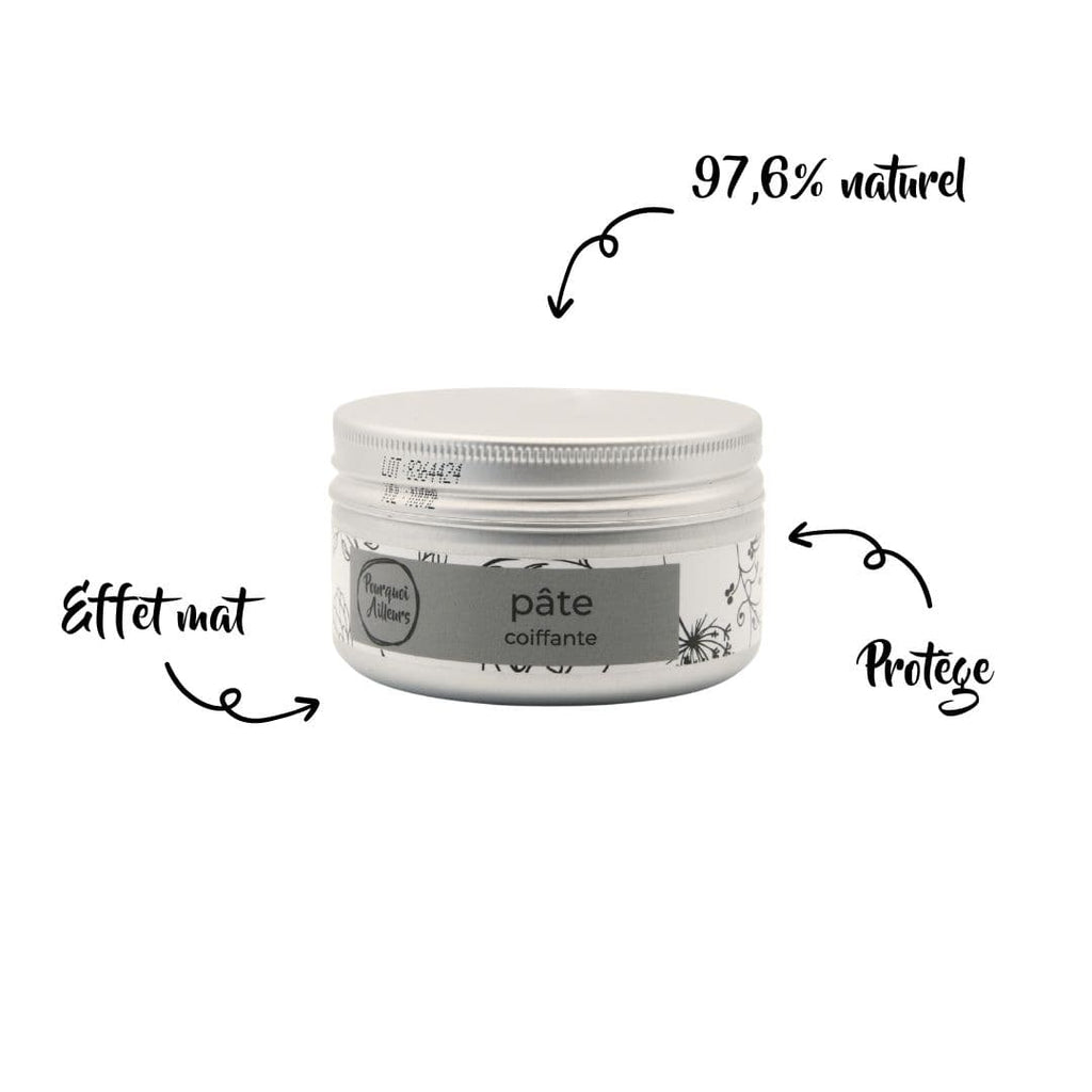 Pâte Coiffante Naturelle – Fixation Souple & Finition Mat – 100 ml