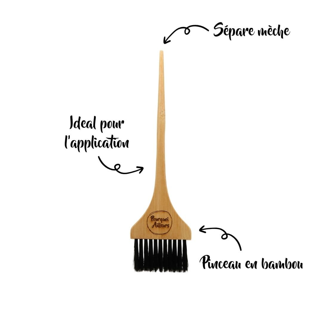 Pinceau Coloration Bambou – Application Précise & Écoresponsable