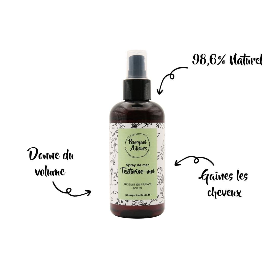 Spray Cheveux « Texturise-Moi » – Volume, Légèreté & Ondulation Naturelle – 200 ml