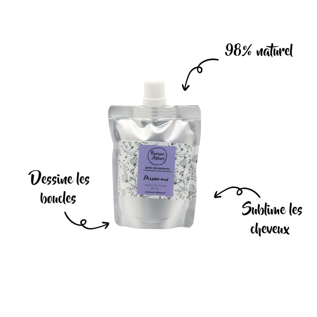 Gelée Disciplinante « Dessine-moi » – Définition Naturelle & Contrôle des Boucles – 30 ml