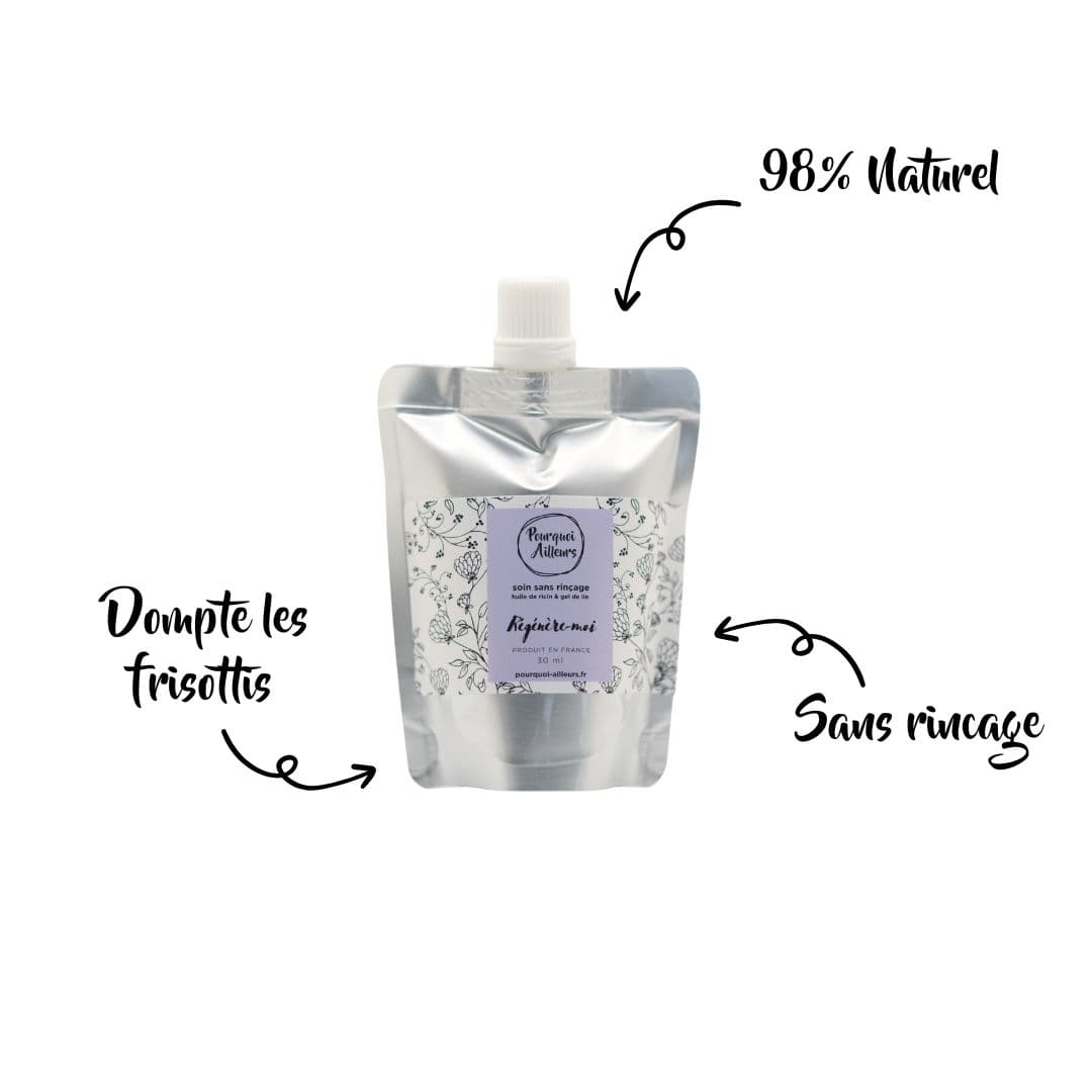 Soin Sans Rinçage « Régénère-moi » – Hydratation & Réparation Quotidienne – 30 ml