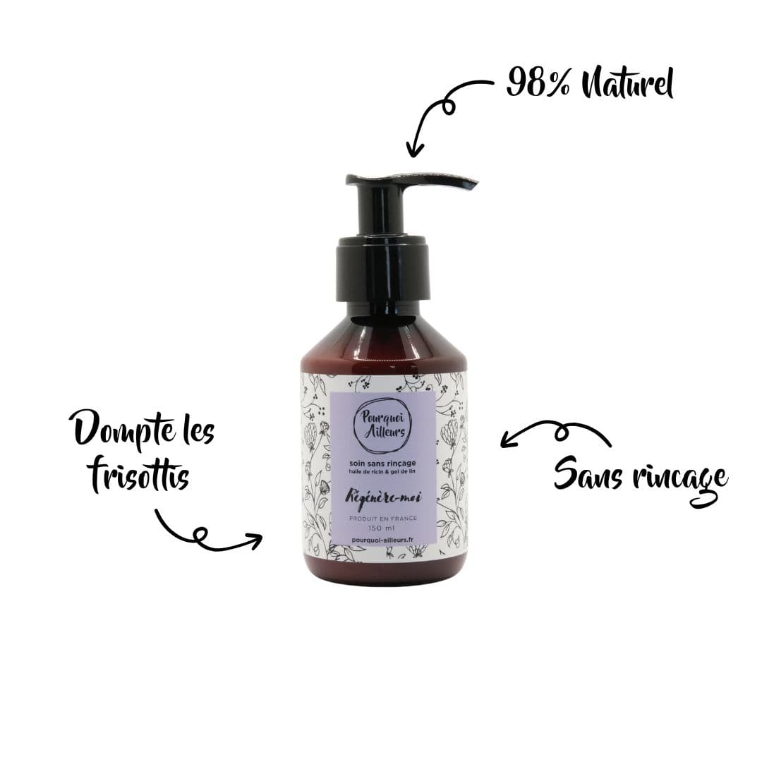 Soin Sans Rinçage « Régénère-moi » – Hydratation & Réparation Quotidienne – 150 ml