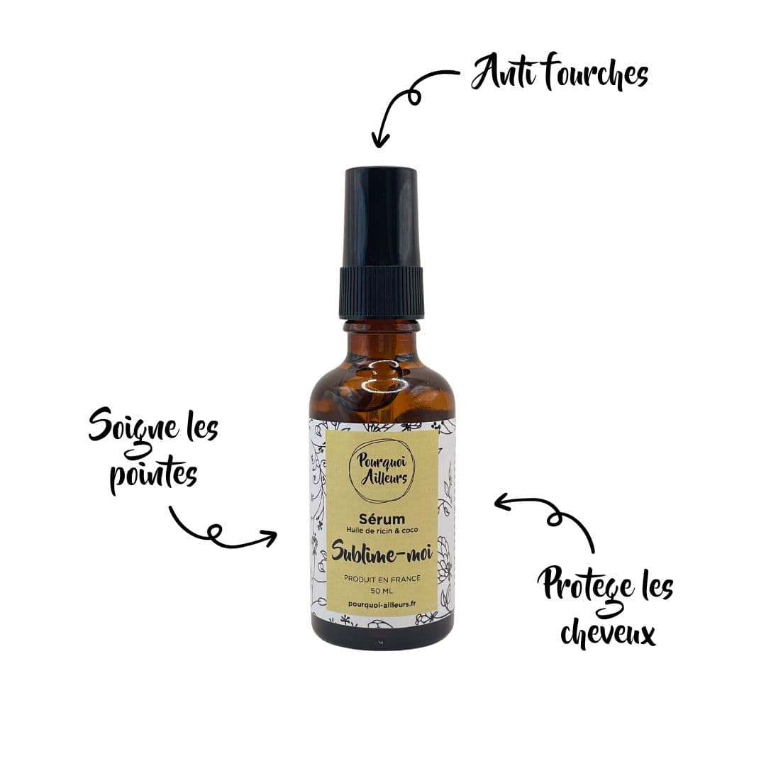 Sérum Cheveux « Sublime-Moi » – Pousse, Nutrition & Brillance Naturelle – 50 ml