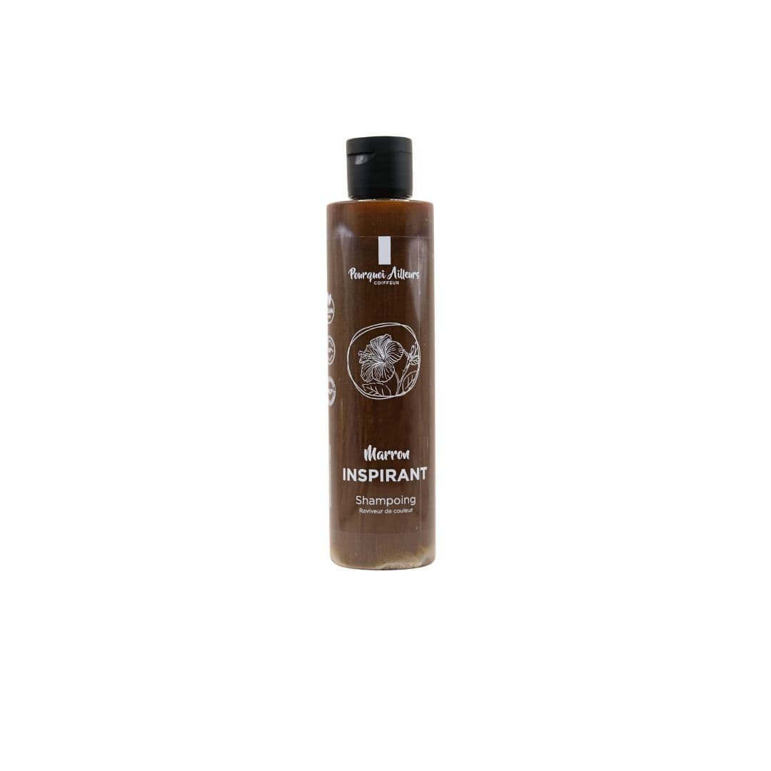 Shampoing Coloriste Marron Inspirant – Reflets Chauds & Profondeur Naturelle – 200 g