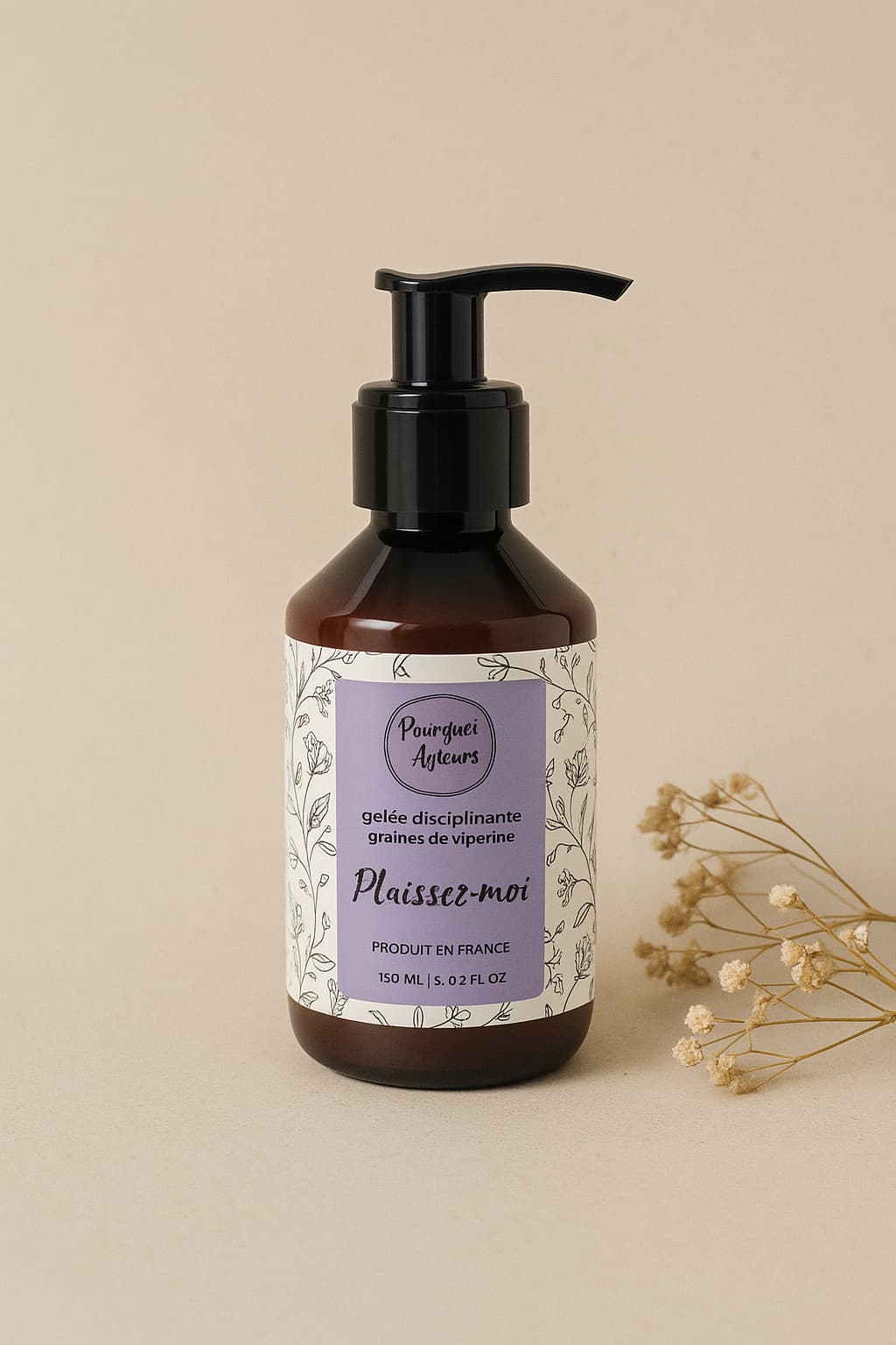 Gelée Disciplinante « Dessine-moi » – Définition Naturelle & Contrôle des Boucles – 150 ml