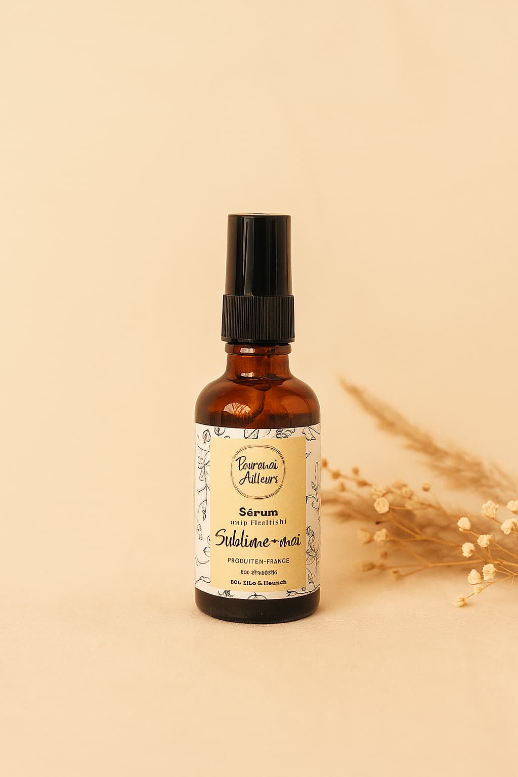 Sérum Cheveux « Sublime-Moi » – Pousse, Nutrition & Brillance Naturelle – 50 ml