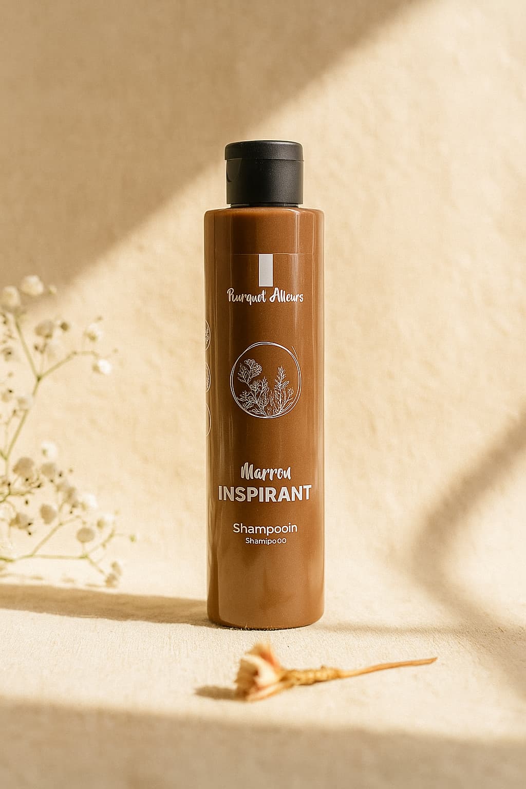 Shampoing Repigmentant Marron Inspirant – Reflets Marron clair  – 200 ml