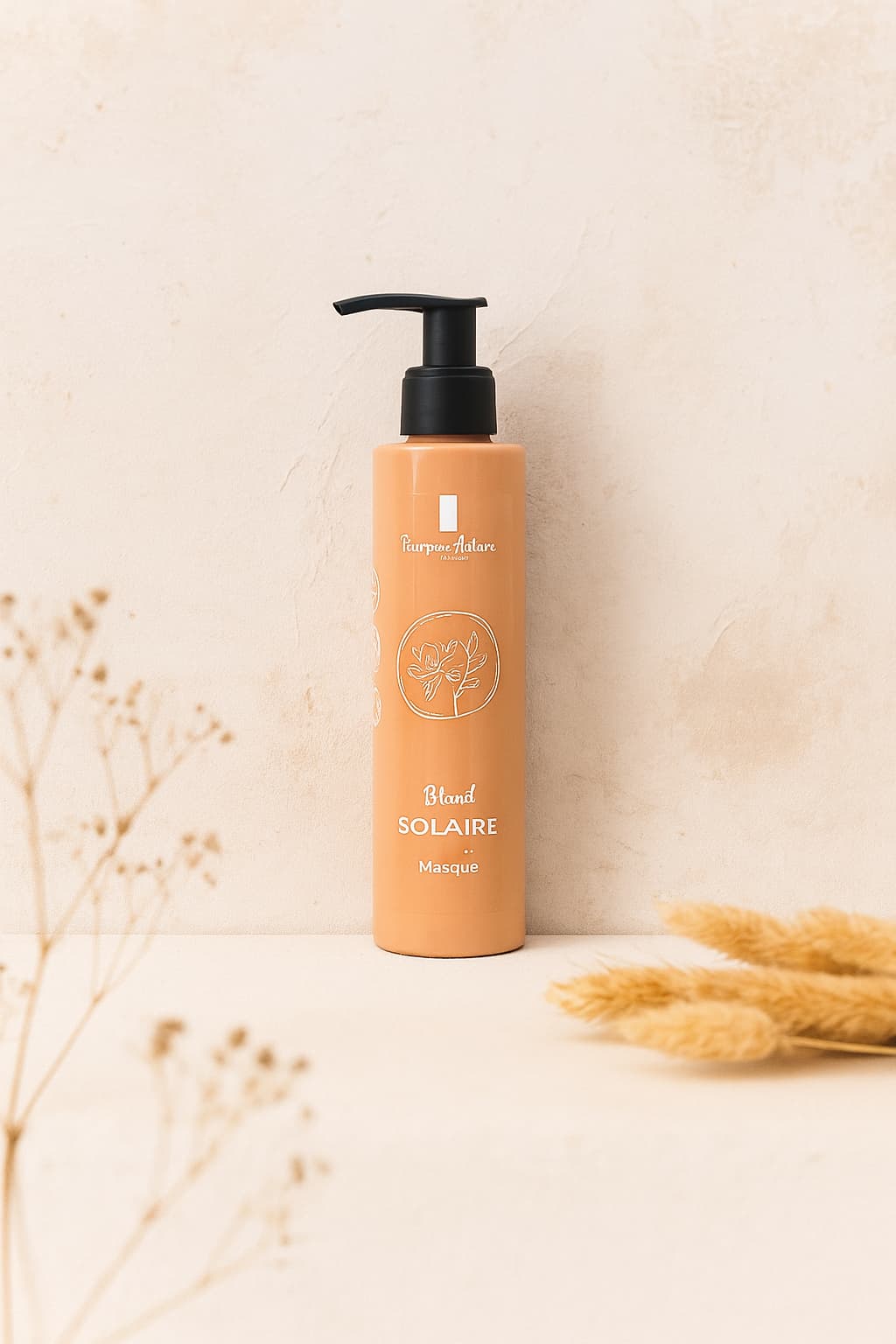 Masque Coloriste Blond Solaire – Reflets Dorés & Soin  repigmentant  – 200 g