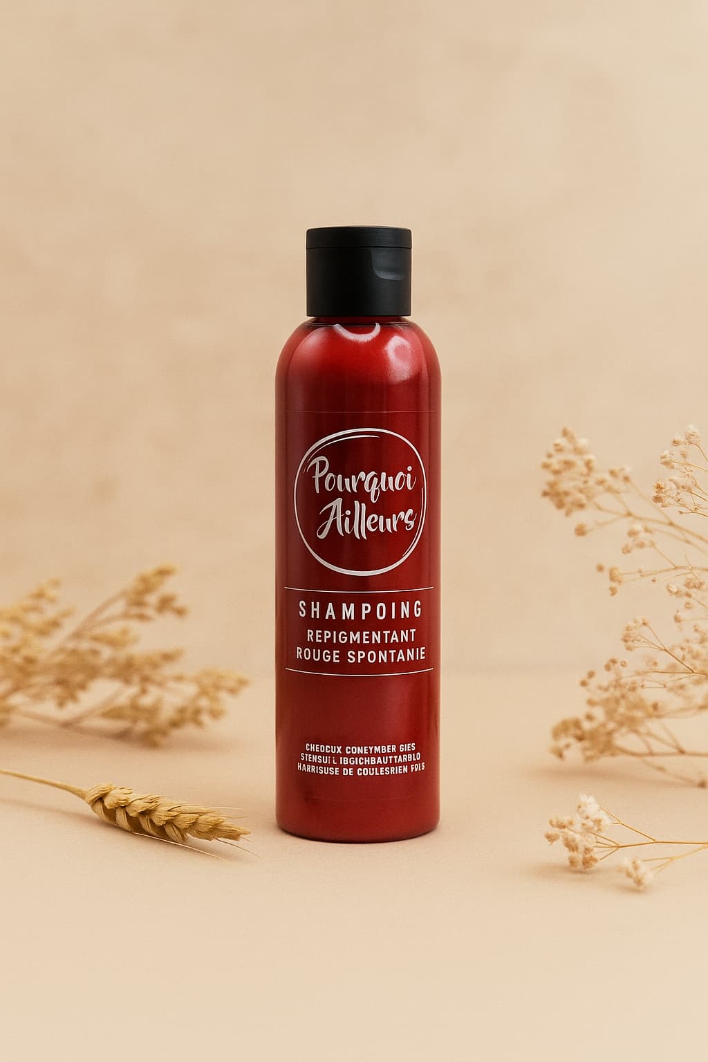 Shampoing Coloriste Rouge Spontané – Reflets Intenses & Vibrants – 200 ml