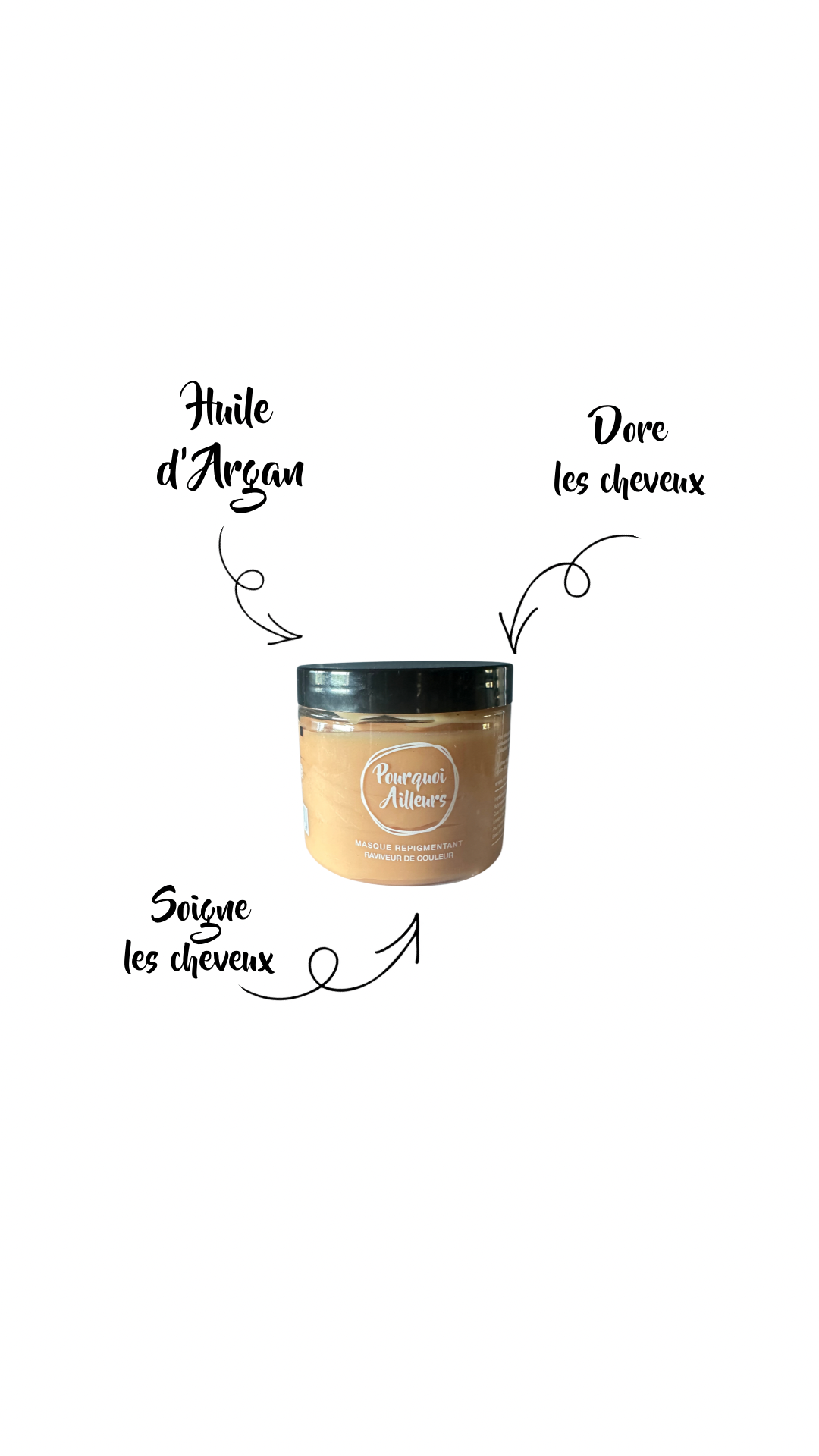 Masque Repigmentant Blond Solaire – Reflets Dorés   – 200 ml