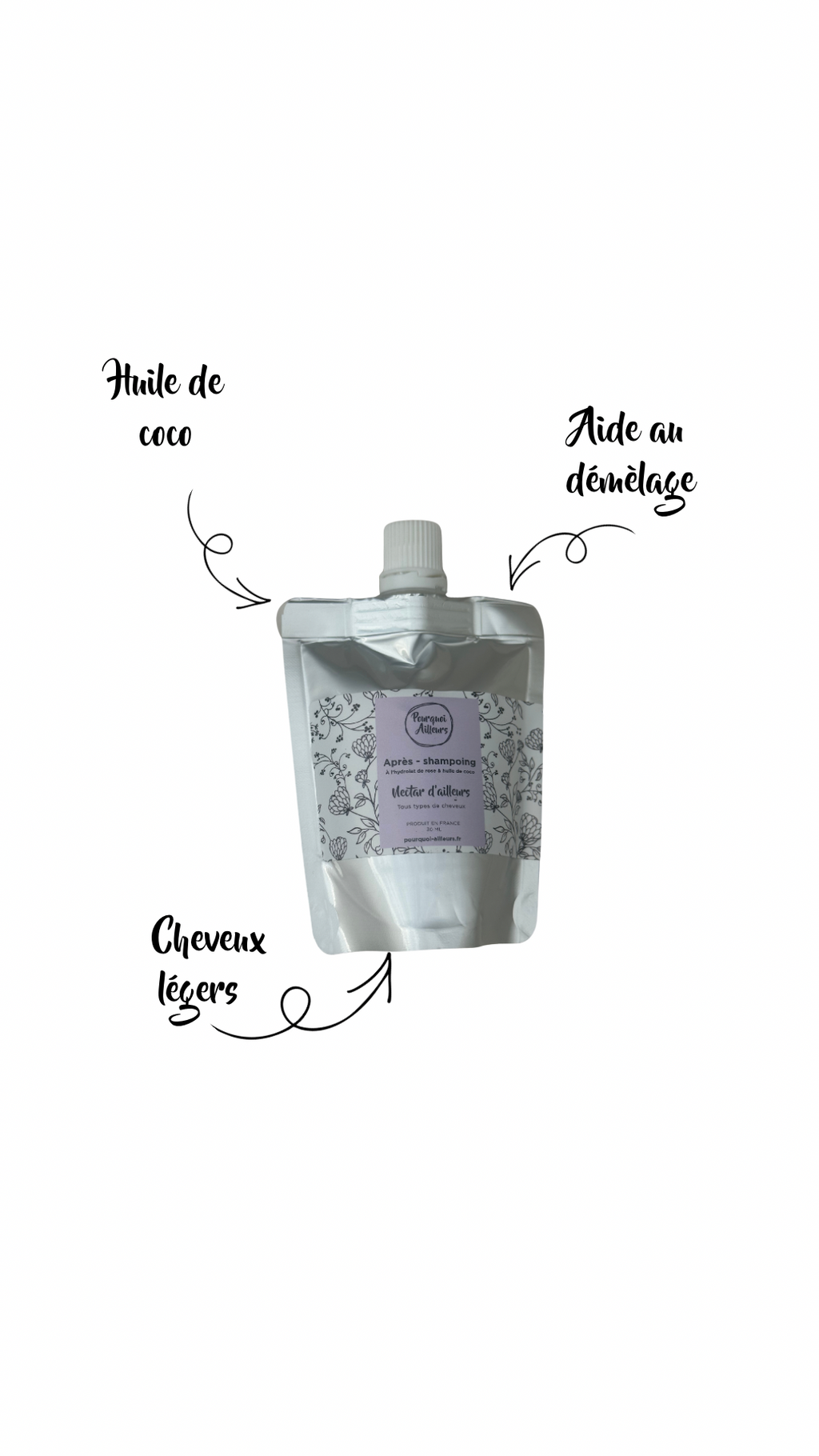 Nectar d’Ailleurs - Après-shampoing (Format voyage 30ml)