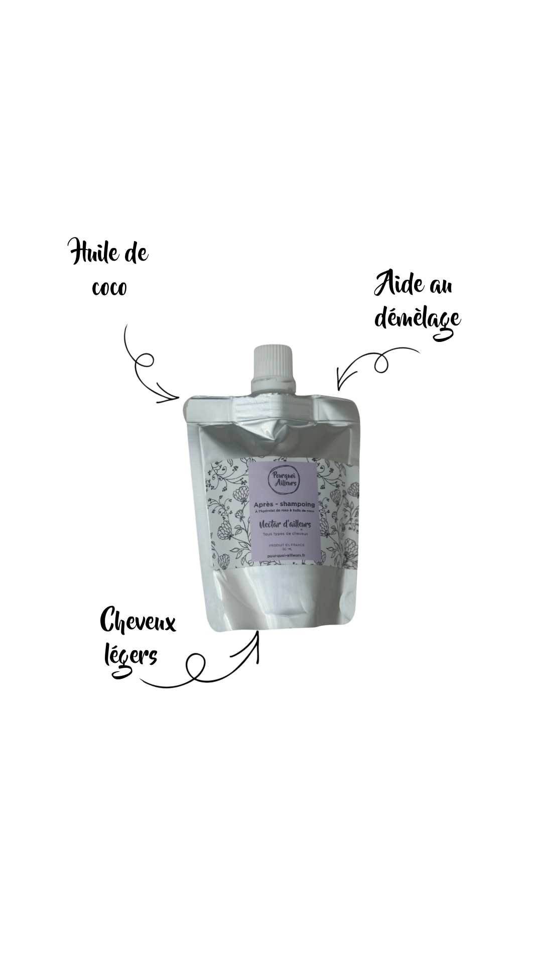 Nectar d’Ailleurs - Après-shampoing (Format voyage 30ml)